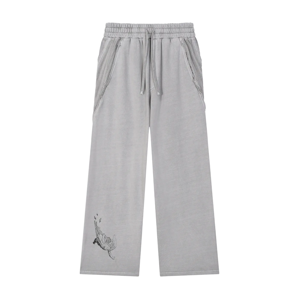 THE FALL - Grey Tracksuit Joggers