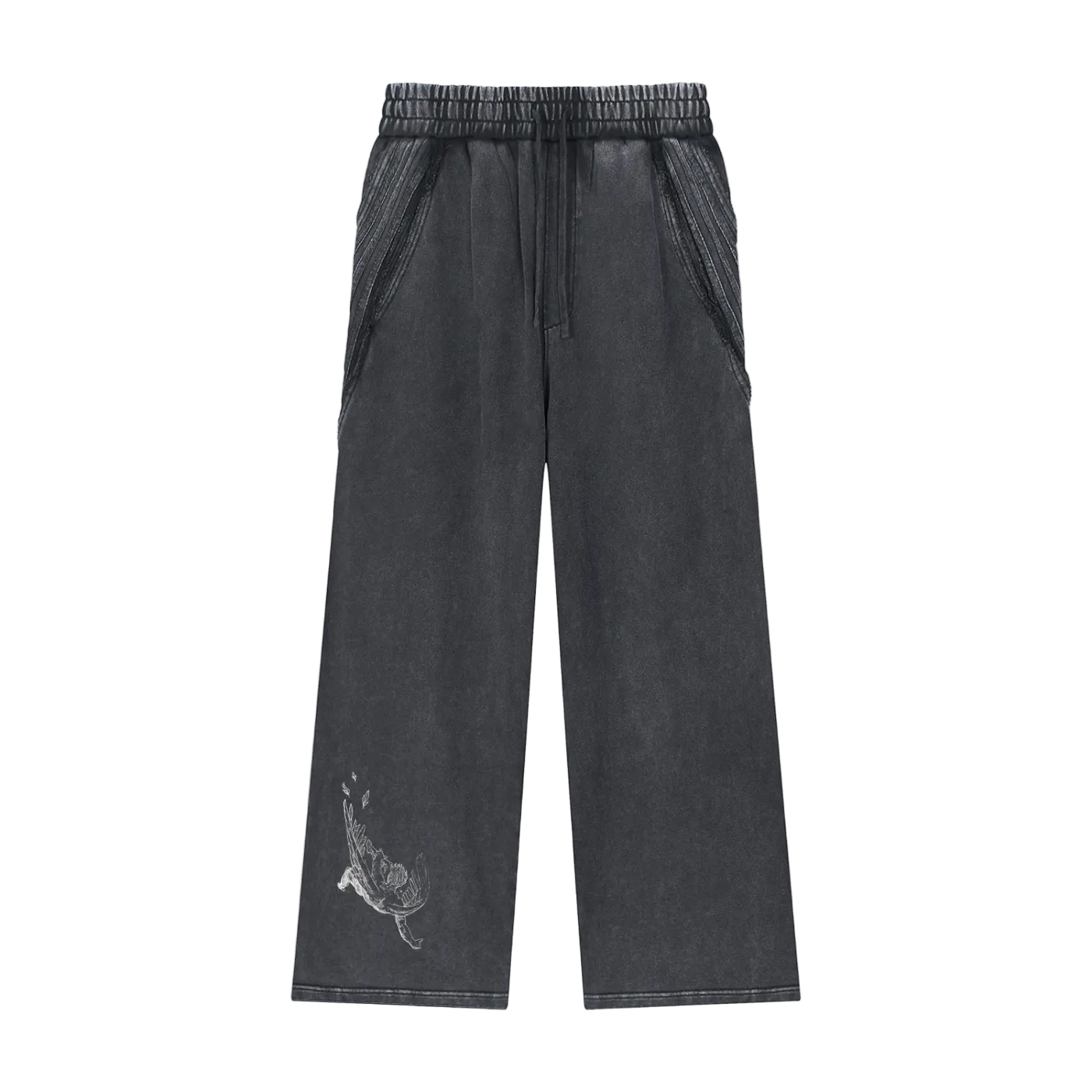 THE FALL - Black Tracksuit Joggers